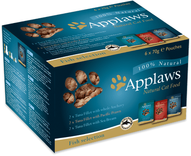 Applaws Fish Selection Adult Wet Cat Food 6 x 70g Pouch - 70G